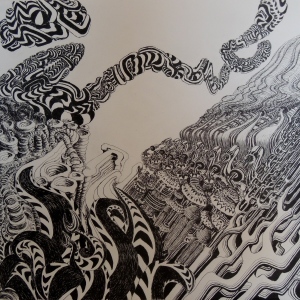 untitled (2013) pen on paper, 50 x 50 cm